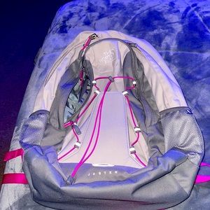Pink/Grey Northface Backpack